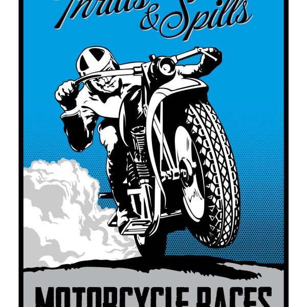 Thrills & Spills screenprint